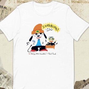 Paul Frank x Parappa The Rapper Collab T-Shirt | Rare Cartoon Graphic Tee